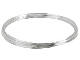 Silver Tone Memory Wire Necklace, Approximately .62mm Diameter Wire, .50 Ounce Spool