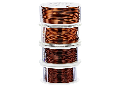 Wire Kit Includes Faux-Gold, Vintage Bronze, Brown, and Non