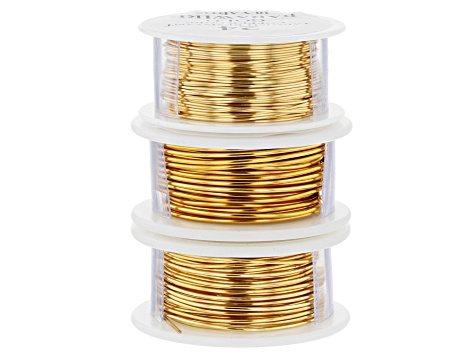 Wire Kit Includes Non-Tarnish Silver, Non-Tarnish Gold and Rose Gold Tones in 18, 20, 24, 28 Gauge