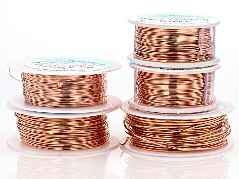 Bare Copper Wire in 20, 22, 24, and 26 Gauge Total of appx 525 Feet
