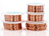 Bare Copper Wire in 20, 22, 24, and 26 Gauge Total of appx 525 Feet
