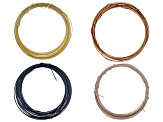 20 Gauge Premium Quality Tarnish Resistant Wire, 10 Feet of Each 4 Colors 40 Feet Total