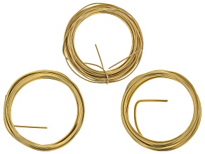 Jewelers Brass 12, 14, & 16 Gauge Wire Kit Set of 3