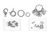 Jewelry Making 101: Necklace Essentials Supply Kit in Silver Tone