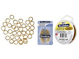 Jewelry Making 101: Necklace Essentials Supply Kit in Gold Tone