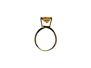 SOLITAIRE DISPLAY RING IN YELLOW GOLD COLOR