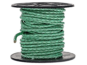 Picture of Metallic Oasis appx 3mm Round Bolo Leather Cord Appx 10M