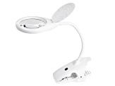 Pre-Owned White Portable LED Lamp Desktop Magnifier