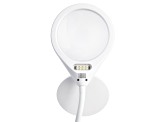 Pre-Owned White Portable LED Lamp Desktop Magnifier