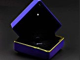 Pre-Owned Blue Gemstone Shaped pendant & Earrings Gift Box with LED