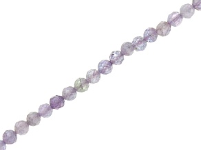 Pre-Owned Tanzanite Faceted Round appx 2mm Bead Strand appx 13-14"