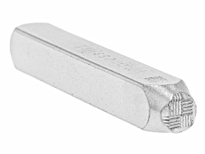 Pre-Owned Patchwork Texture Design Stamp appx 6mm