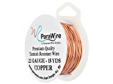22 Gauge Round Wire in Tarnish Resistant Copper Appx 15 Yards
