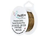 24 Gauge Round Wire in Vintage Bronze Color Appx 20 Yards