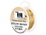 24 Gauge Round Wire in Bare Gold Color Brass Appx 20 Yards