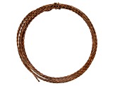 18 Gauge Twisted Round Wire in Antiqued Copper Appx 8 Feet