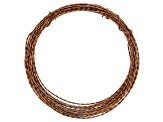21 Gauge Twisted Round Wire in Antiqued Copper Appx 15 Feet