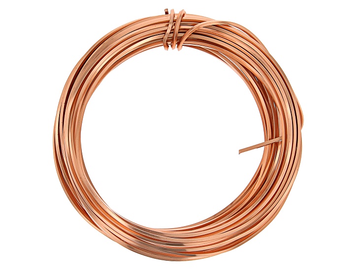 18 Gauge Round Wire in Tarnish Resistant Copper Appx 7 Yards - PWW001B