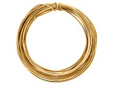 18 Gauge Square Wire in Bare Gold Color Brass Appx 7 Yards