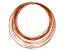 18 Gauge Half Round Wire in Tarnish Resistant Copper Appx 7 Yards