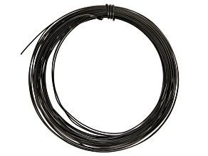 18 Gauge Half Round Wire in Black Color Appx 7 Yards