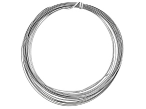 18 Gauge Half Round Wire in Titanium Color Appx 4 Yards