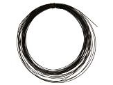 21 Gauge Half Round Wire in Black Color Appx 7 Yards