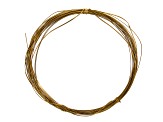 21 Gauge Half Round Wire in Faux Gold Color Appx 7 Yards
