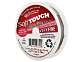 Soft Flex Soft Touch Premium Bead Stringing Wire in Satin Silver Color, Very Fine Diameter Appx 30ft