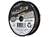 Soft Flex Bead Stringing Wire in Antiqued Brass Color, Appx .019" Medium Diameter, Appx 30ft