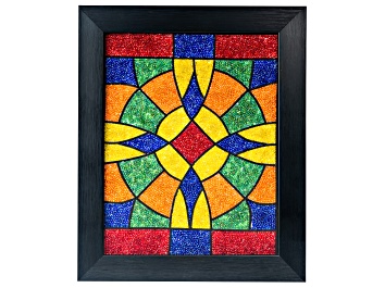 Picture of Primary Colors Stained Glass Bead Mosaic Art Kit