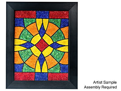 Primary Colors Stained Glass Bead Mosaic Art Kit - TUA002B | JTV.com