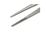 6 1/4 inch X-Large Tip Stainless Steel Gemstone Tweezers With Silver Tone Finish