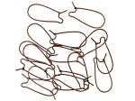 Vintaj Arched Ear Wire Antiqued Copper Over Brass Appx 26x11mm Appx 16 Pieces