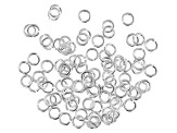 Vintaj 18 Gauge Jump Rings in Sterling Silver Over Brass Appx 5mm Appx 90 Pieces