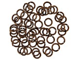 Vintaj 16 Gauge Jump Rings in Antiqued Bronze Over Brass Appx 7mm Appx 56 Pieces
