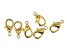 Vintaj Lobster Style Clasp in 10k Gold Over Brass Appx 15mm Appx 6 Pieces