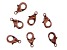 Vintaj Lobster Style Clasp in Antiqued Copper Over Brass Appx 15mm Appx 7 Pieces