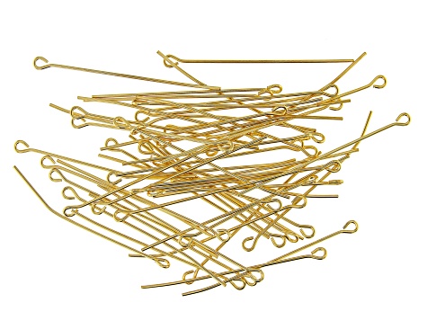 Vintaj Eye Pins in 10k Gold Over Brass Appx 1.5" in length Appx 55 Pieces