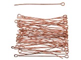 Vintaj Eye Pins in Rose Gold Tone Over Brass Appx 1.5" in length Appx 55 Pieces