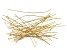 Vintaj Head Pins in 10k Gold Over Brass Appx 3" in length Appx 40 Pieces