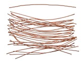 Vintaj Head Pins in Rose Gold Tone Over Brass Appx 3" in length Appx 40 Pieces
