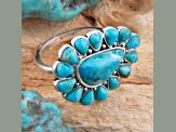 Barse Jewelry Durango Blue Turquoise Multi-Stone Silver Ring