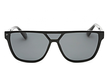 Prive Revaux Men's Surf City Black Square Frame / Gray Lenses Sunglasses