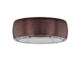 Tungsten Comfort™ Tungsten Bronze Domed Brushed Finish Band