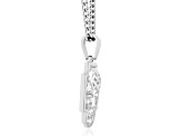 Stainless Steel Jesus Head Cross Pendant With Chain
