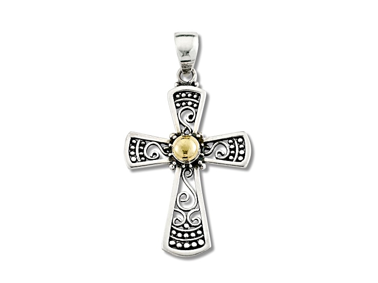 Silver Treasures by Samuel B. Sterling Silver with 18K Yellow Gold