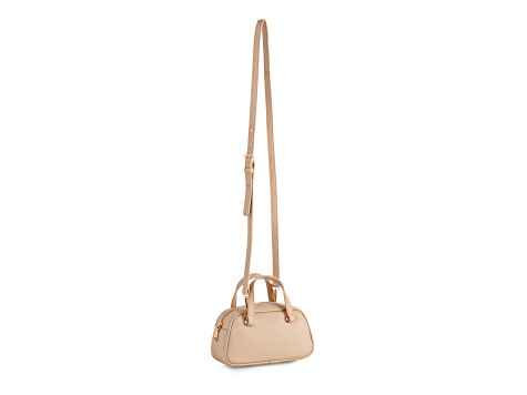 Vallerie Pebble Grain Mini Top Handle Tote, Pebble
