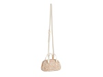Vallerie Tweed Mini Top Handle Tote, Gold