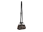 Vallerie Animal Pattern Mini Top Handle Tote, Leopard
